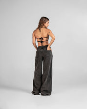 Top Velvet Negro
