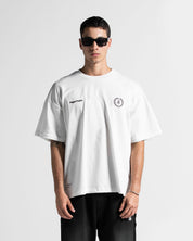 Tshirt Oversize Blanca Paper Trail