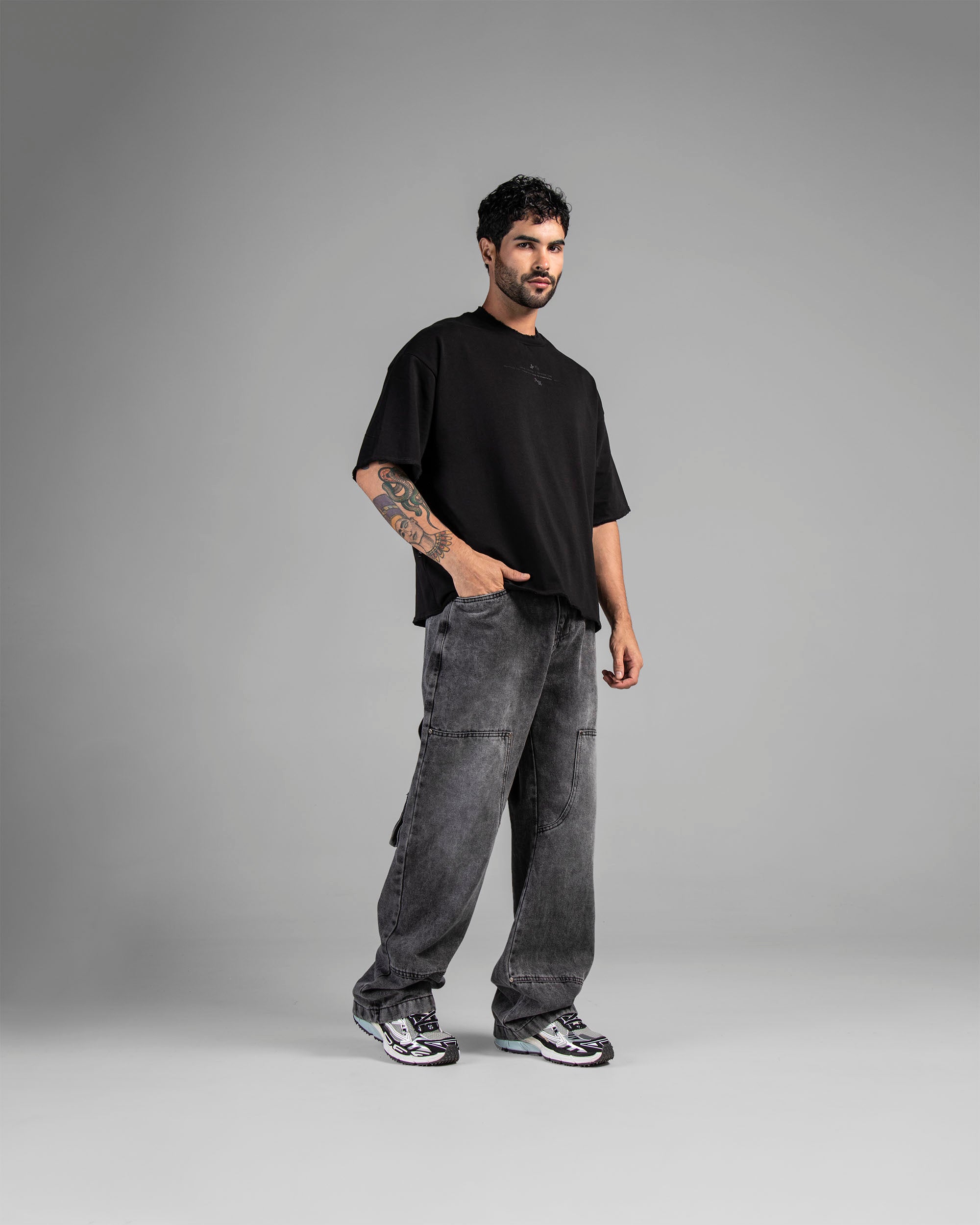Denim Pant Gris Carpintero