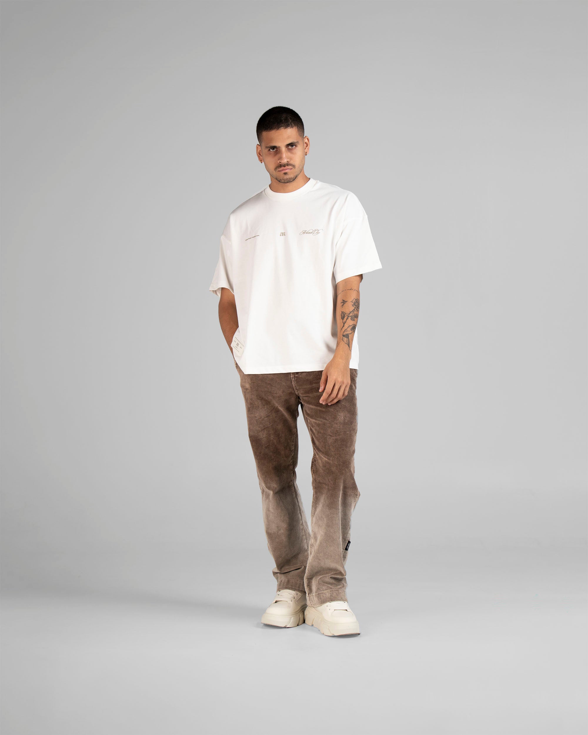 Pantalon Corduroy Degrade Cafe