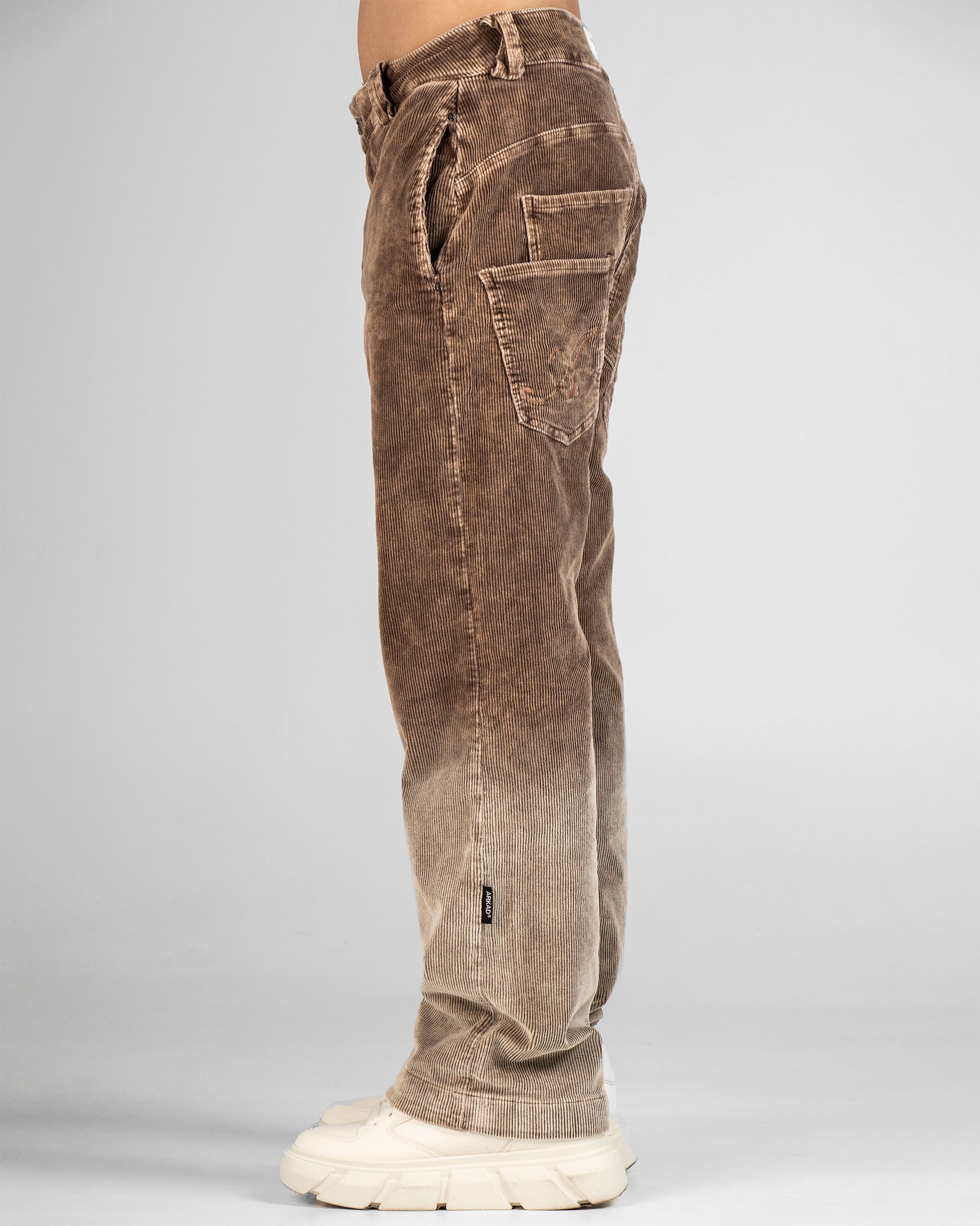 Pantalon Corduroy Degrade Cafe