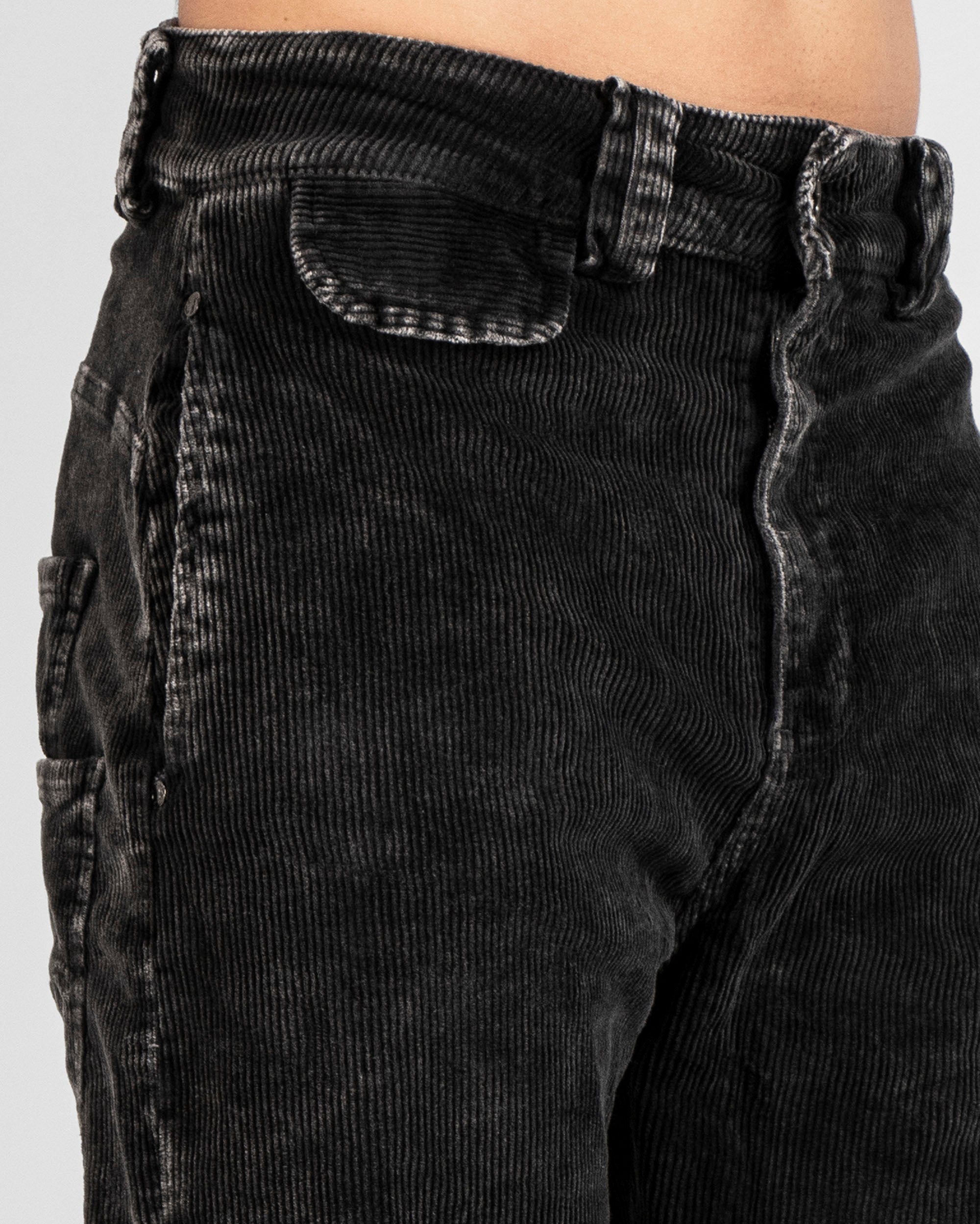 Pantalon Corduroy Degrade Negro