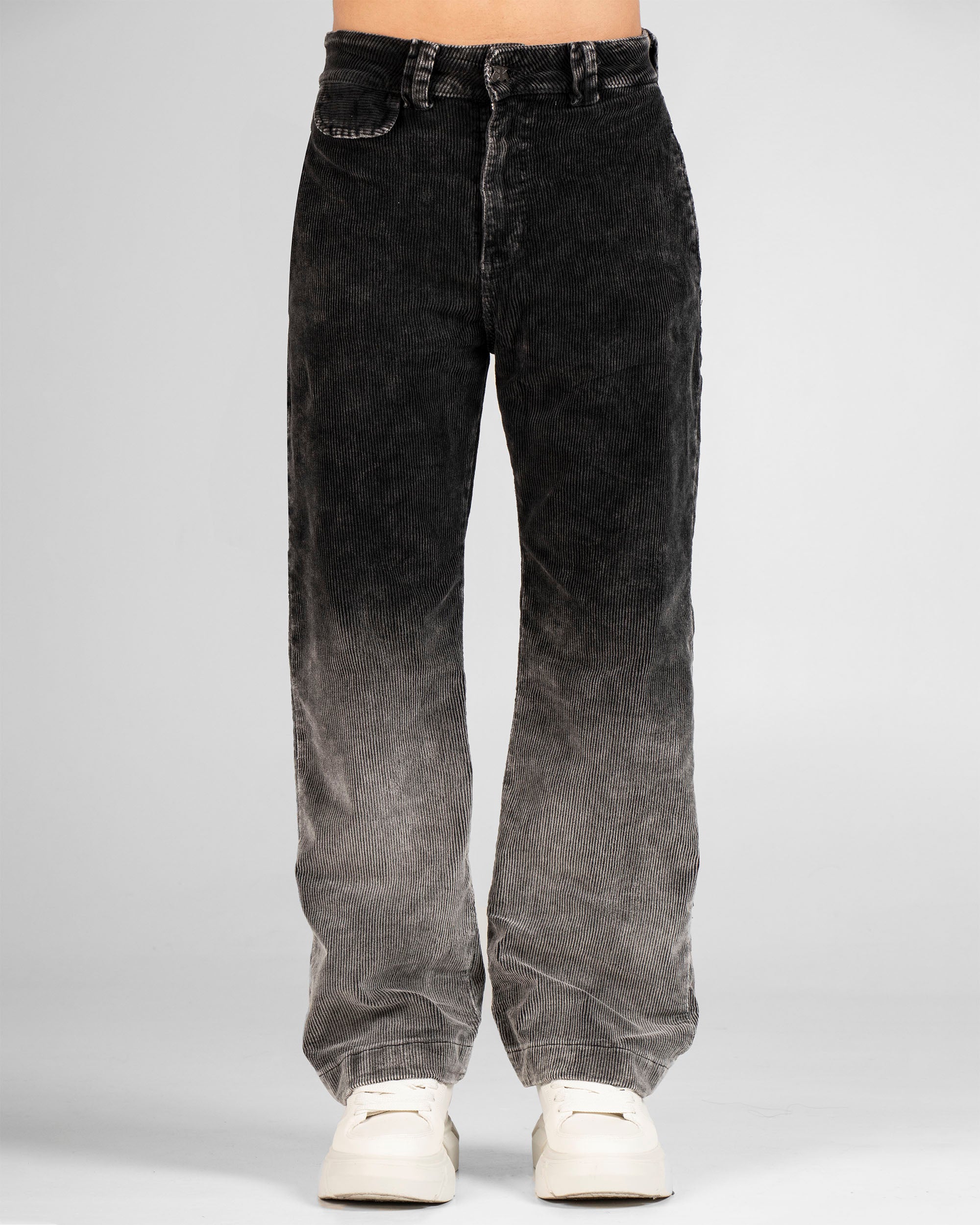 Pantalon Corduroy Degrade Negro