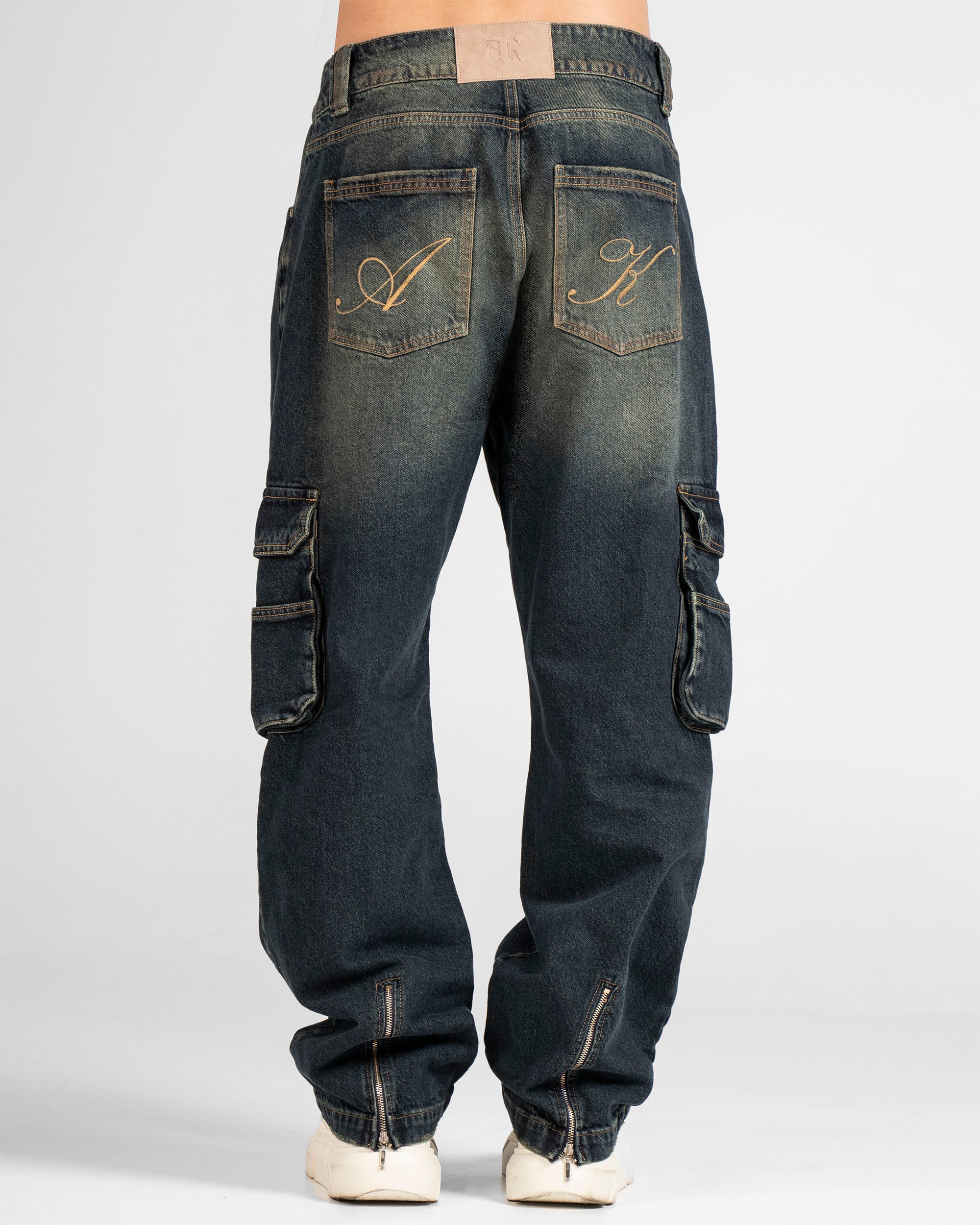 Denim Pant Cargo Cierres