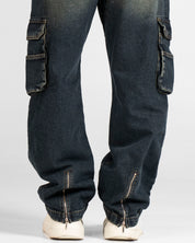 Denim Pant Cargo Cierres