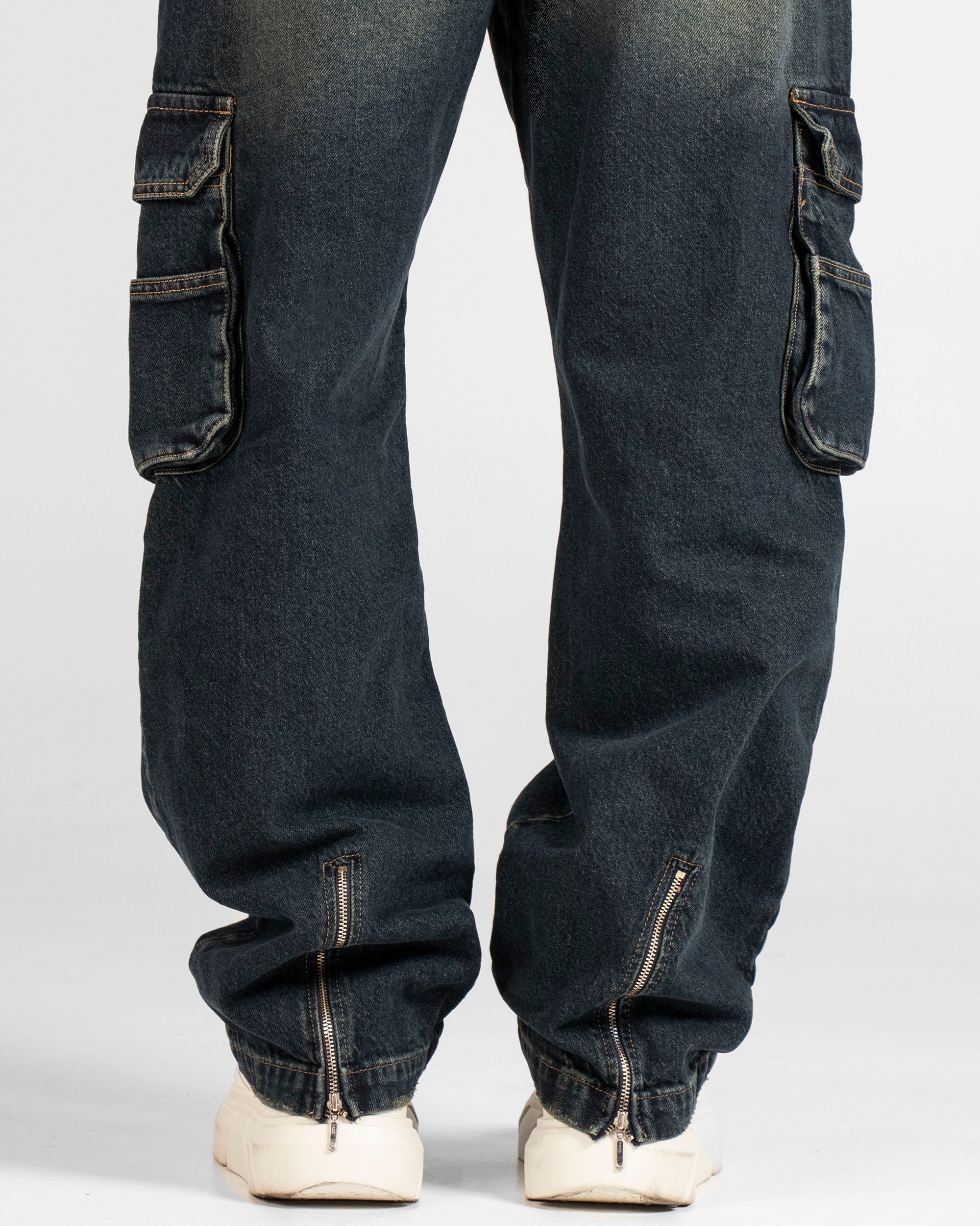 Denim Pant Cargo Cierres