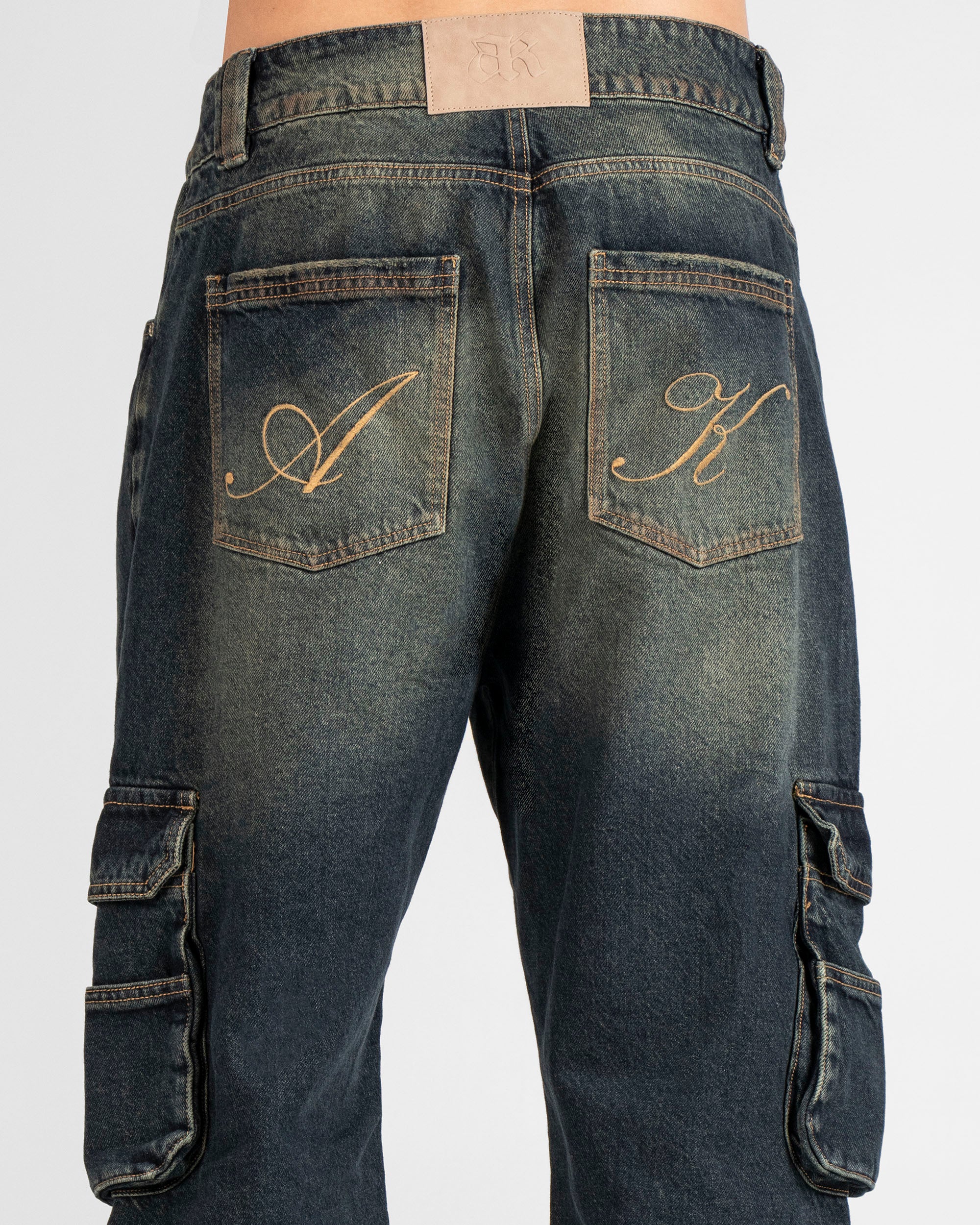 Denim Pant Cargo Cierres