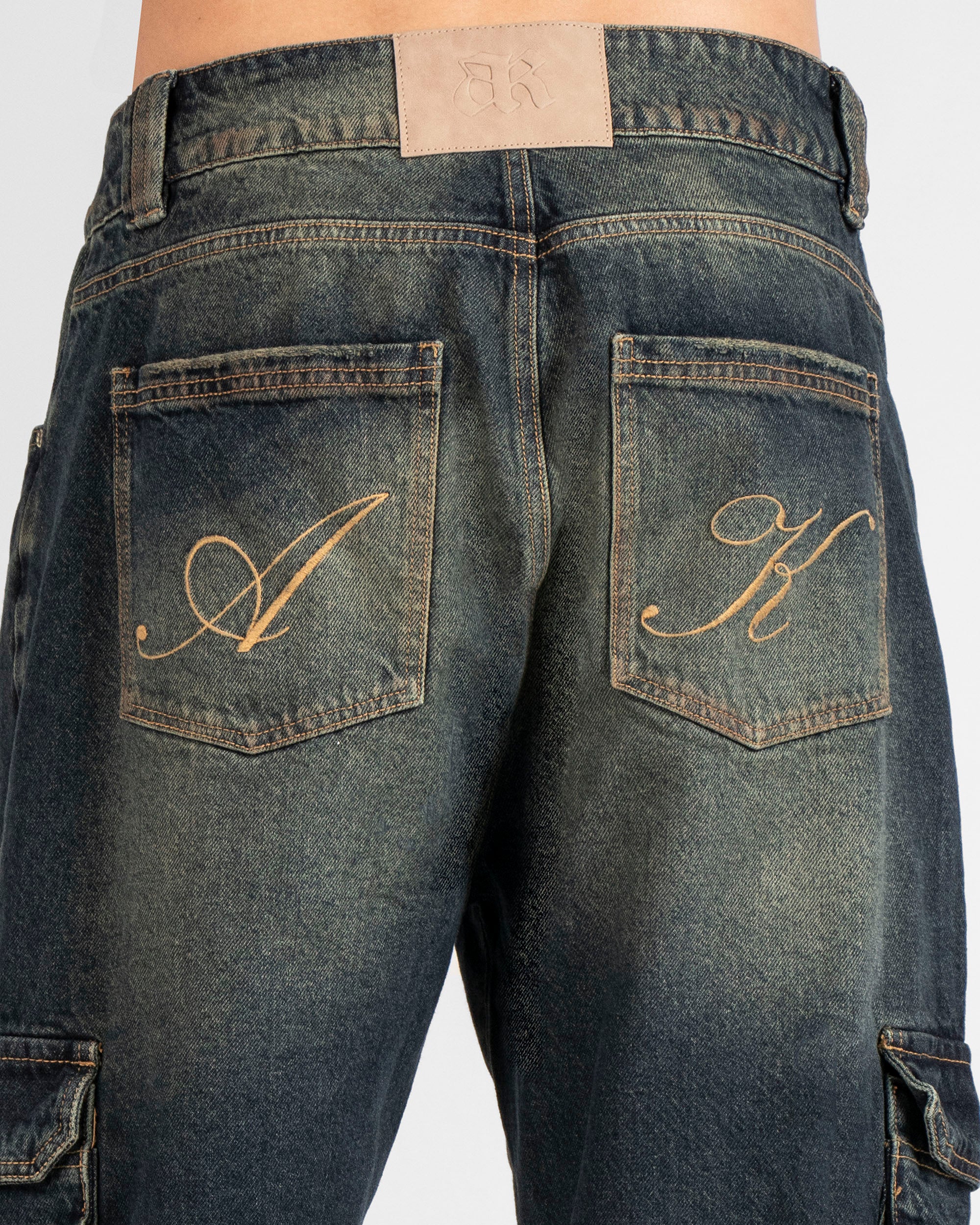 Denim Pant Cargo Cierres
