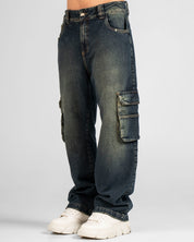 Denim Pant Cargo Cierres