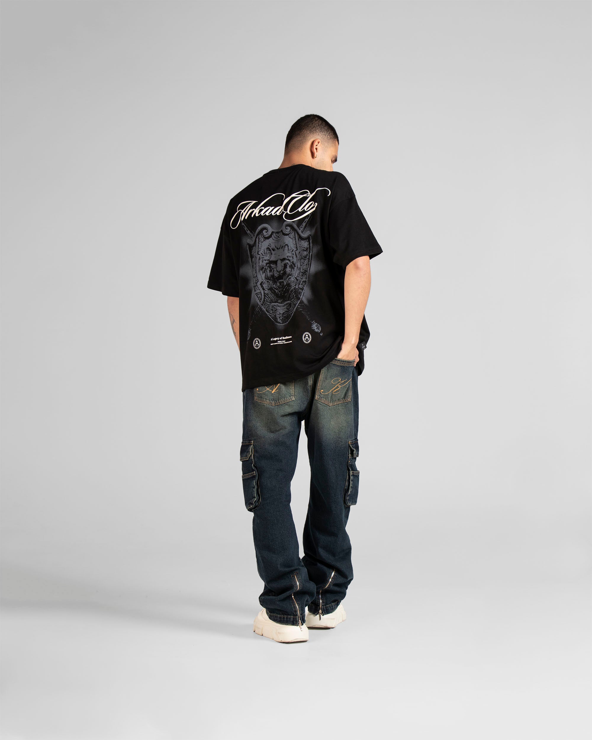 Denim Pant Cargo Cierres