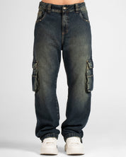 Denim Pant Cargo Cierres