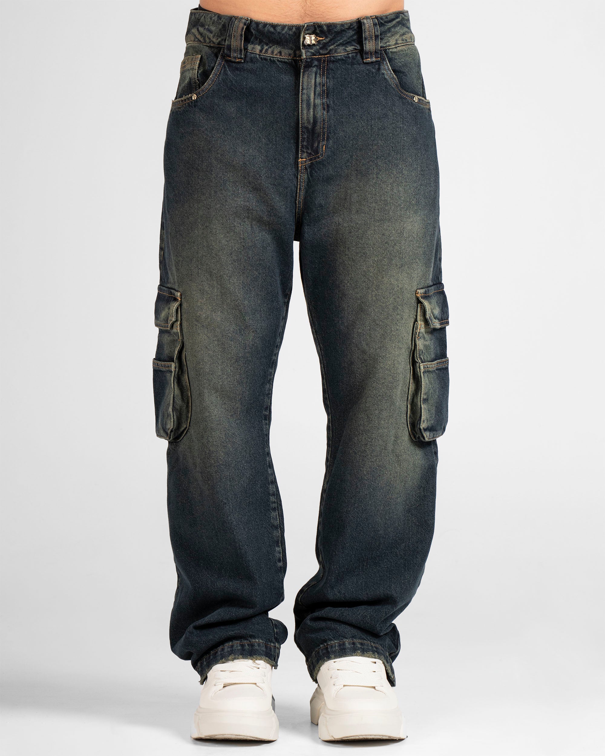 Denim Pant Cargo Cierres