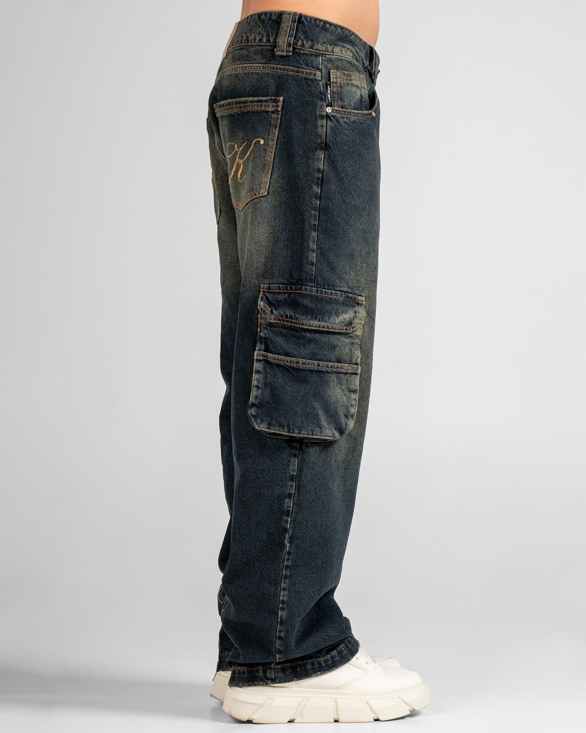 Denim Pant Cargo Cierres