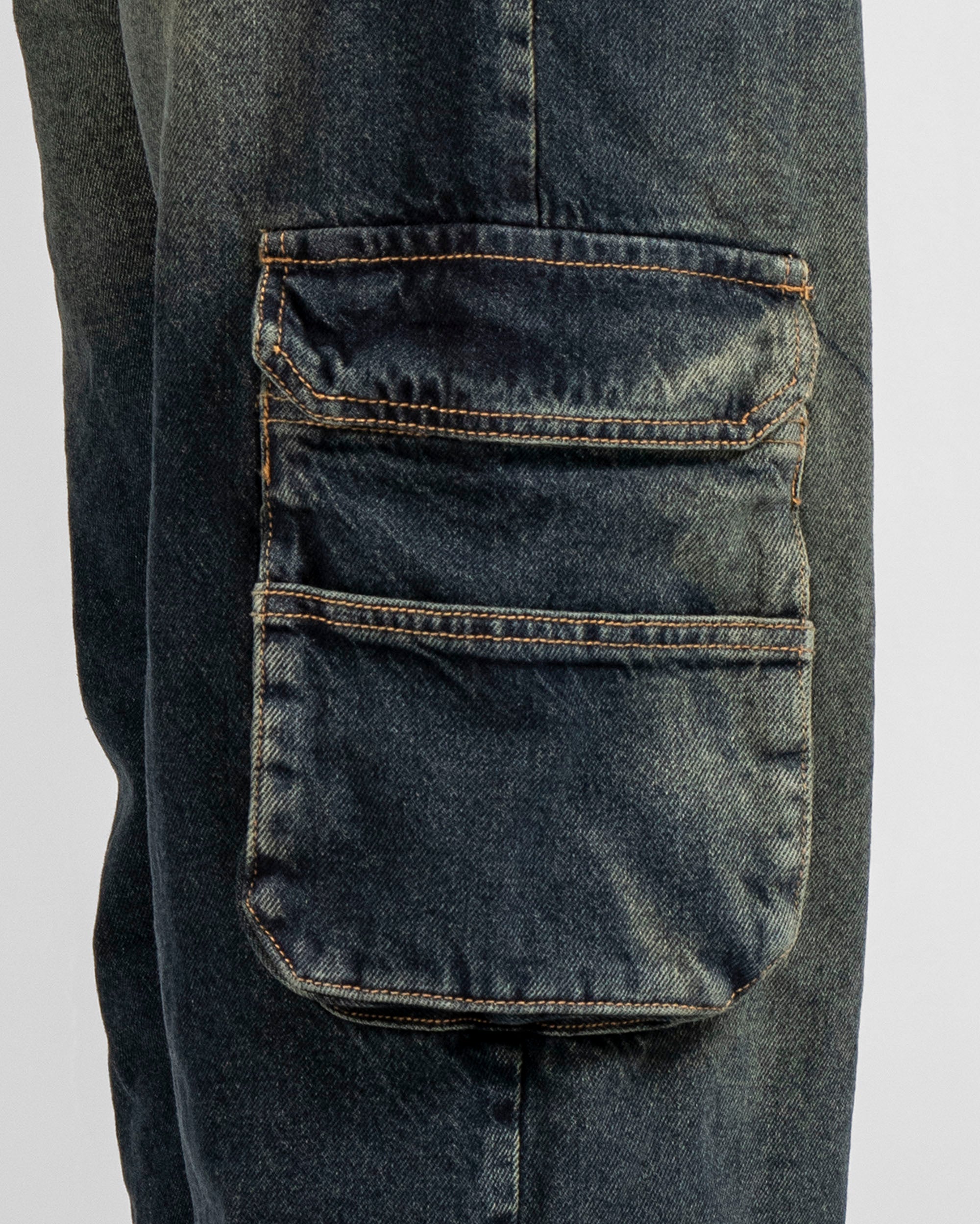 Denim Pant Cargo Cierres