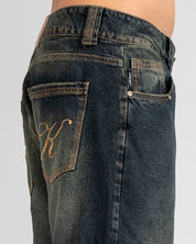 Denim Pant Cargo Cierres