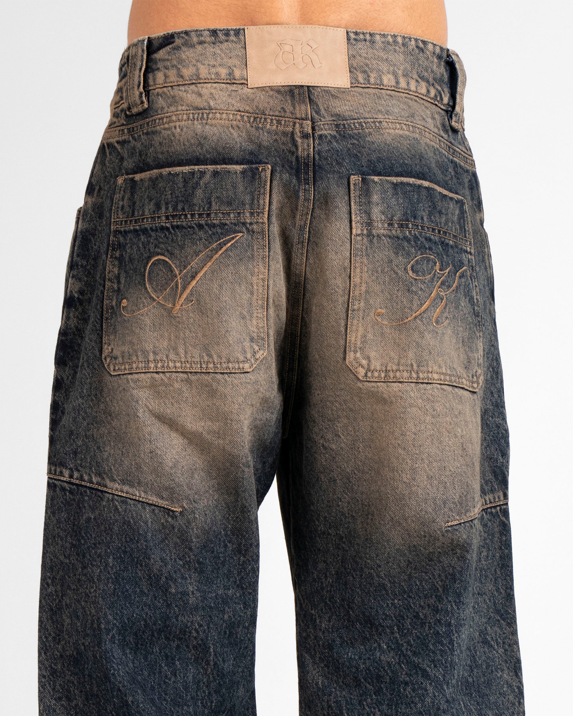 Jean Dirty Oscuro Destroyed