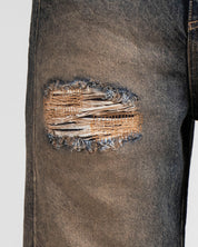 Jean Dirty Oscuro Destroyed