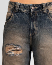 Jean Dirty Oscuro Destroyed