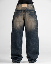 Jean Dirty Oscuro Destroyed Unisex