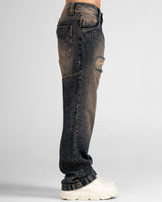 Jean Dirty Oscuro Destroyed