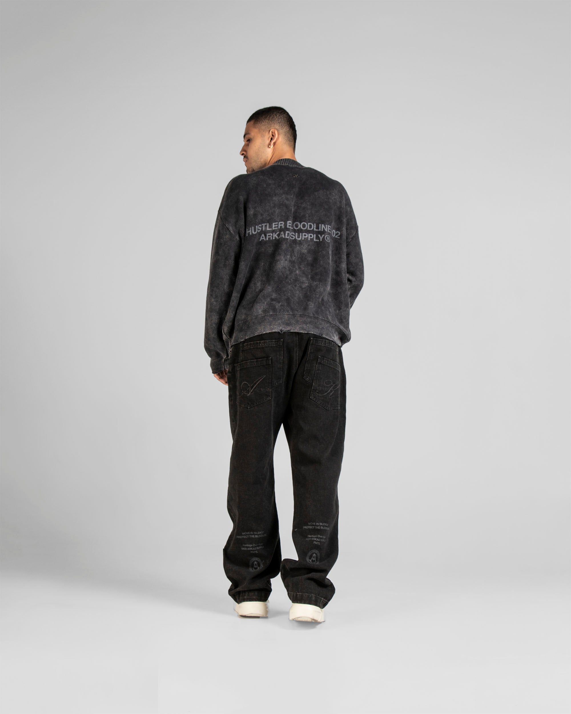 Denim Pant Negro Hustler