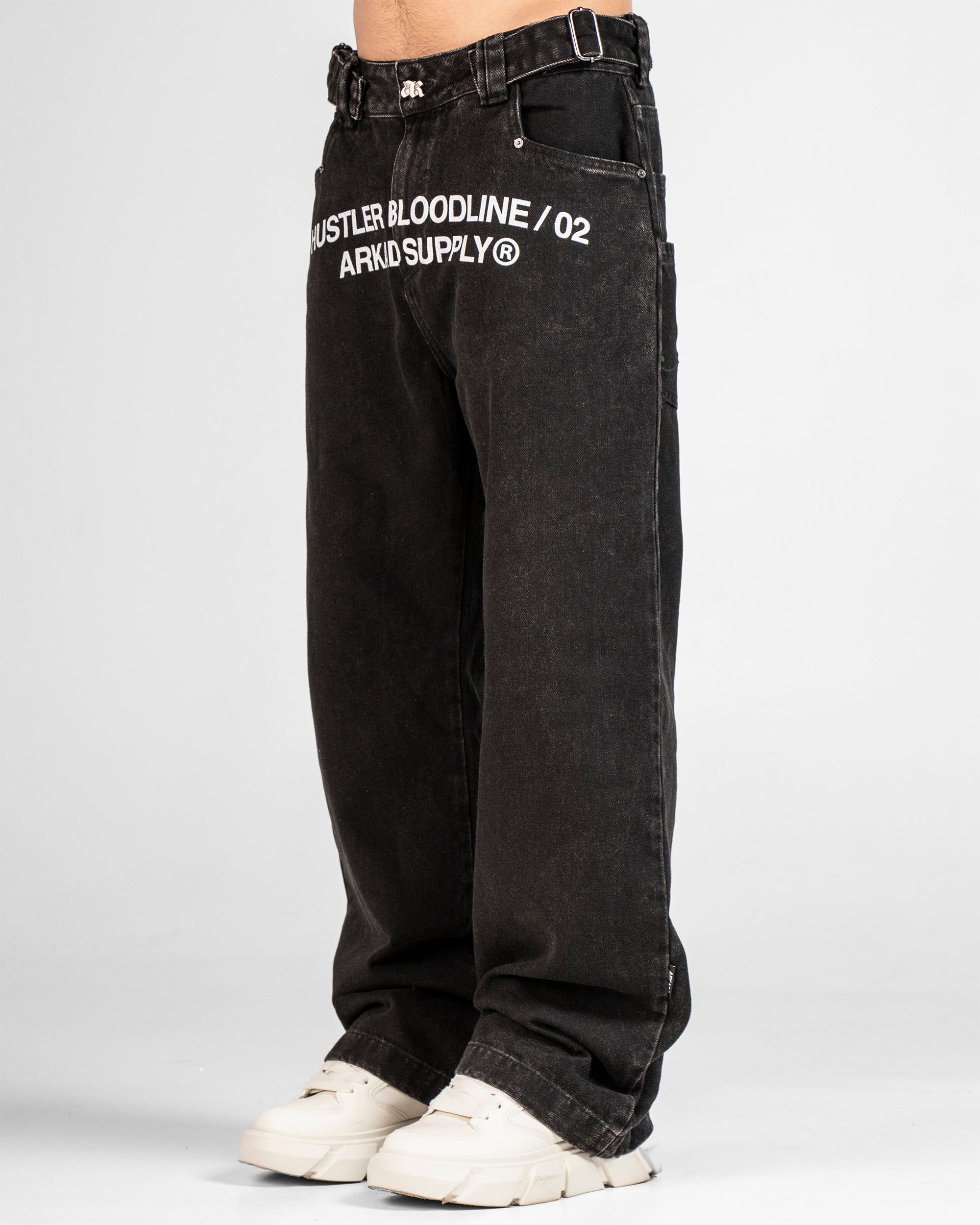 Denim Pant Negro Hustler