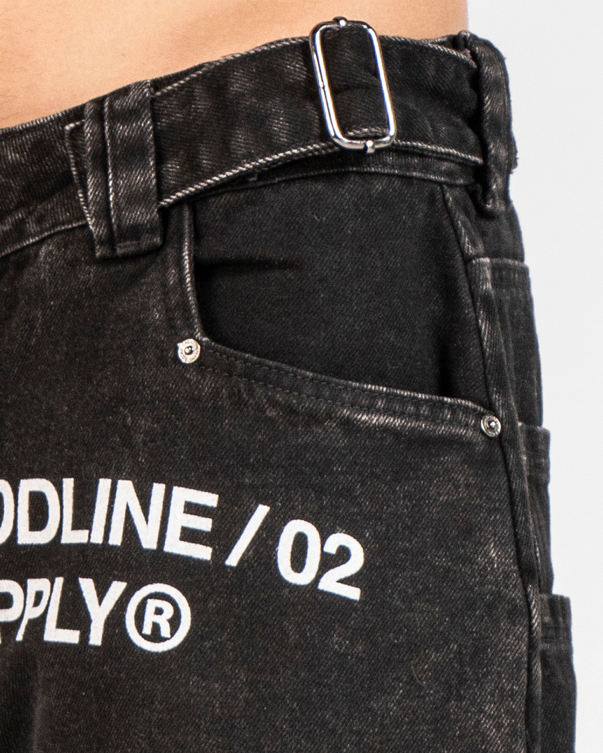 Denim Pant Negro Hustler