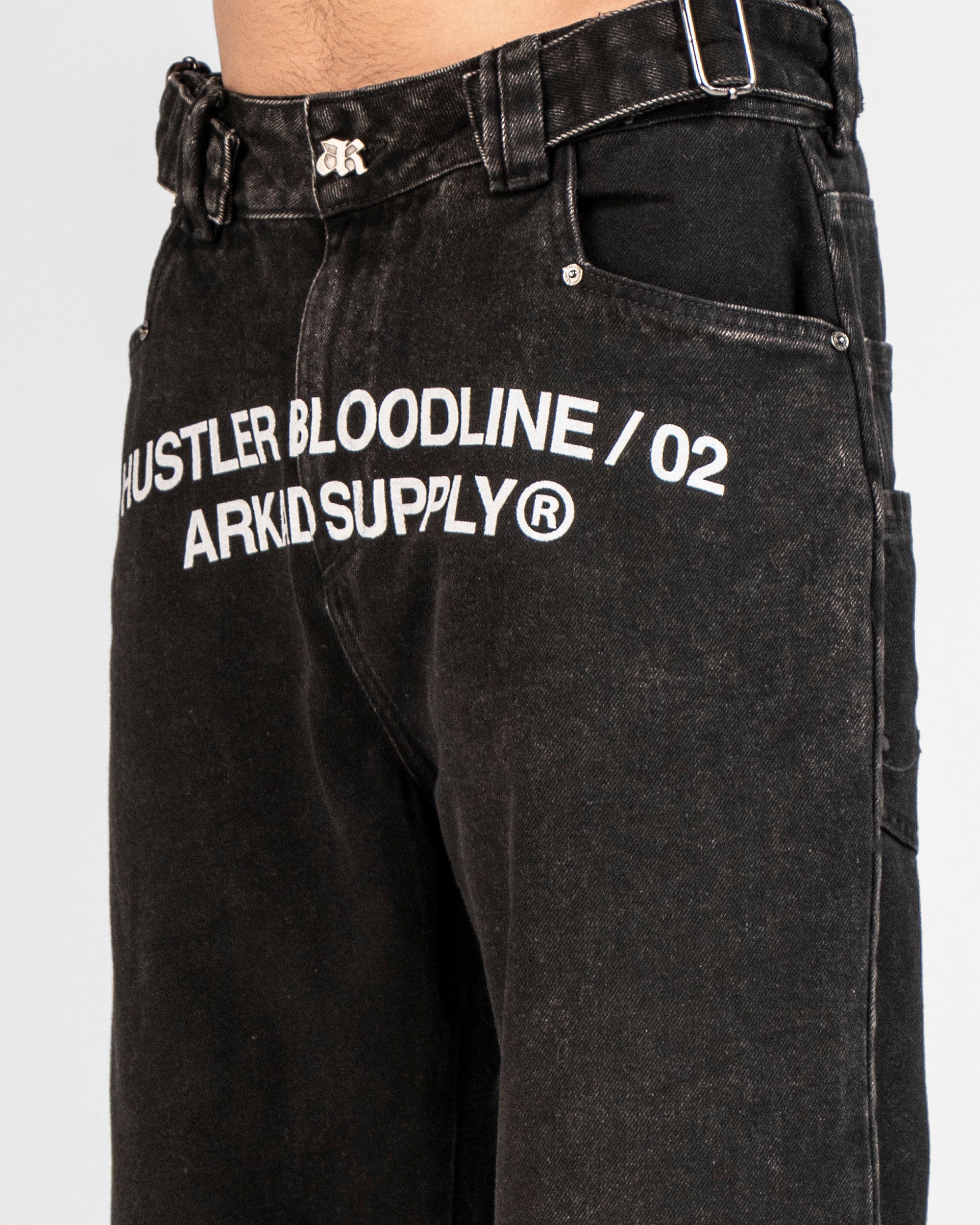 Denim Pant Negro Hustler
