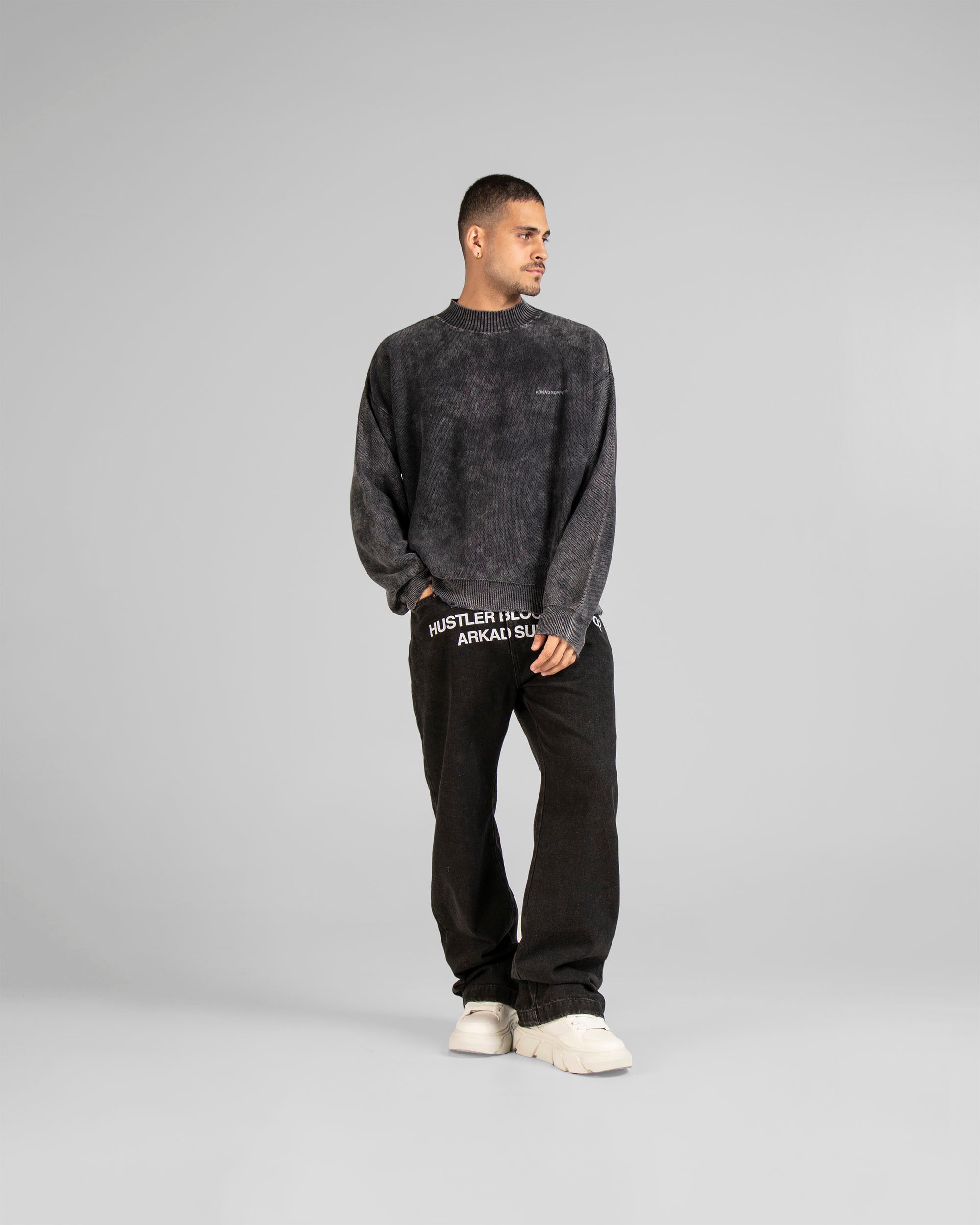 Denim Pant Negro Hustler