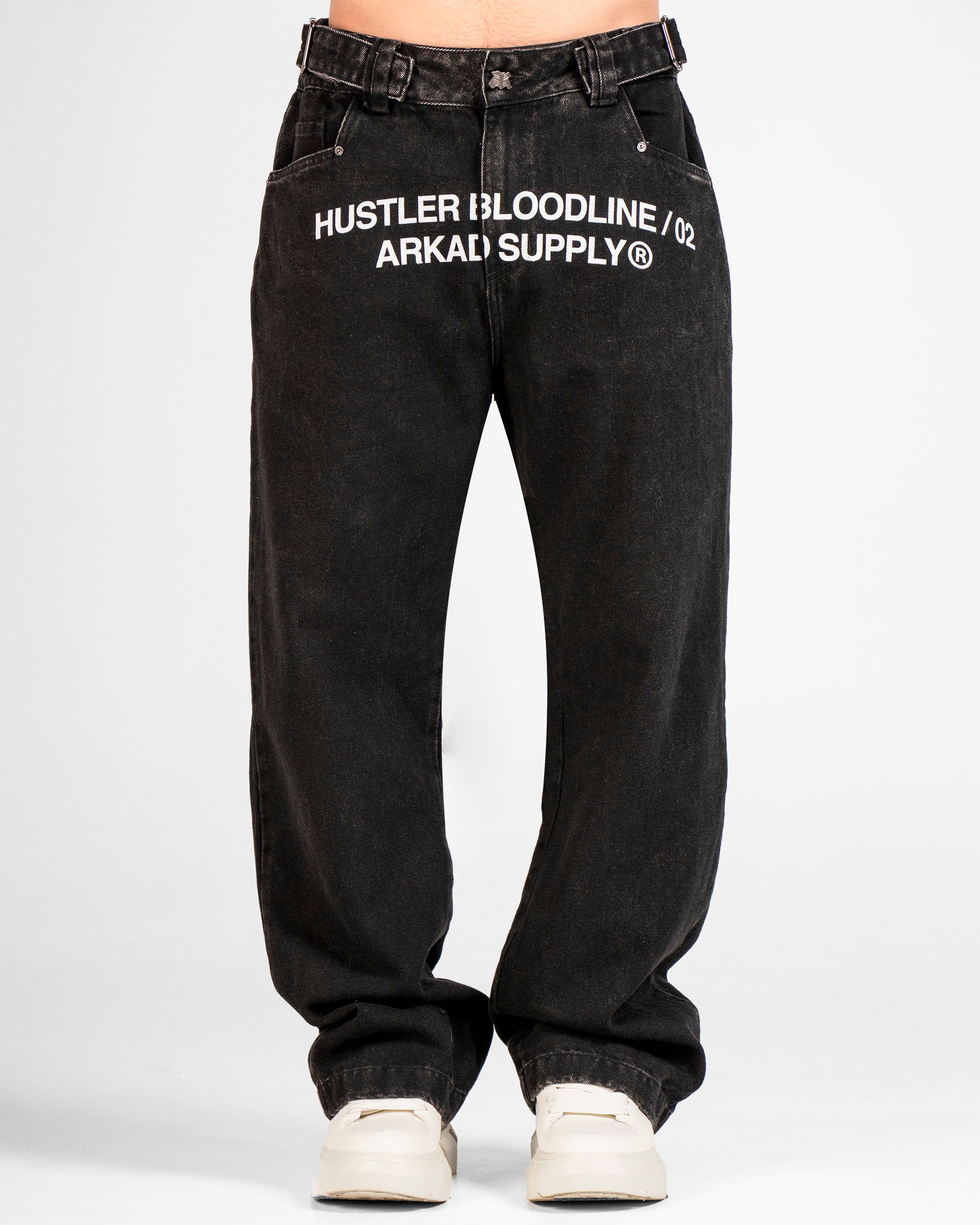 Denim Pant Negro Hustler