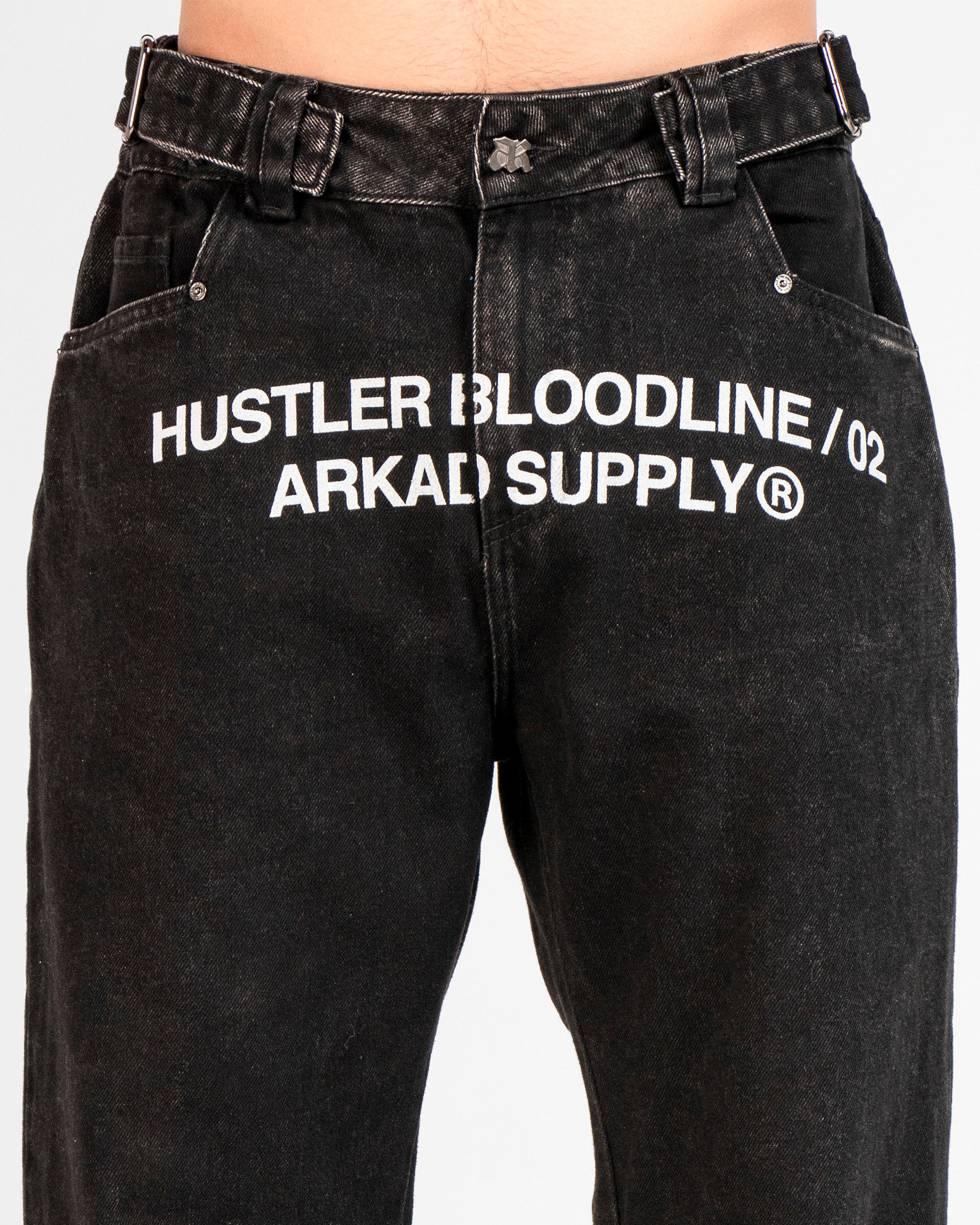 Denim Pant Negro Hustler