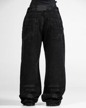 Denim Pant Negro Hustler Unisex