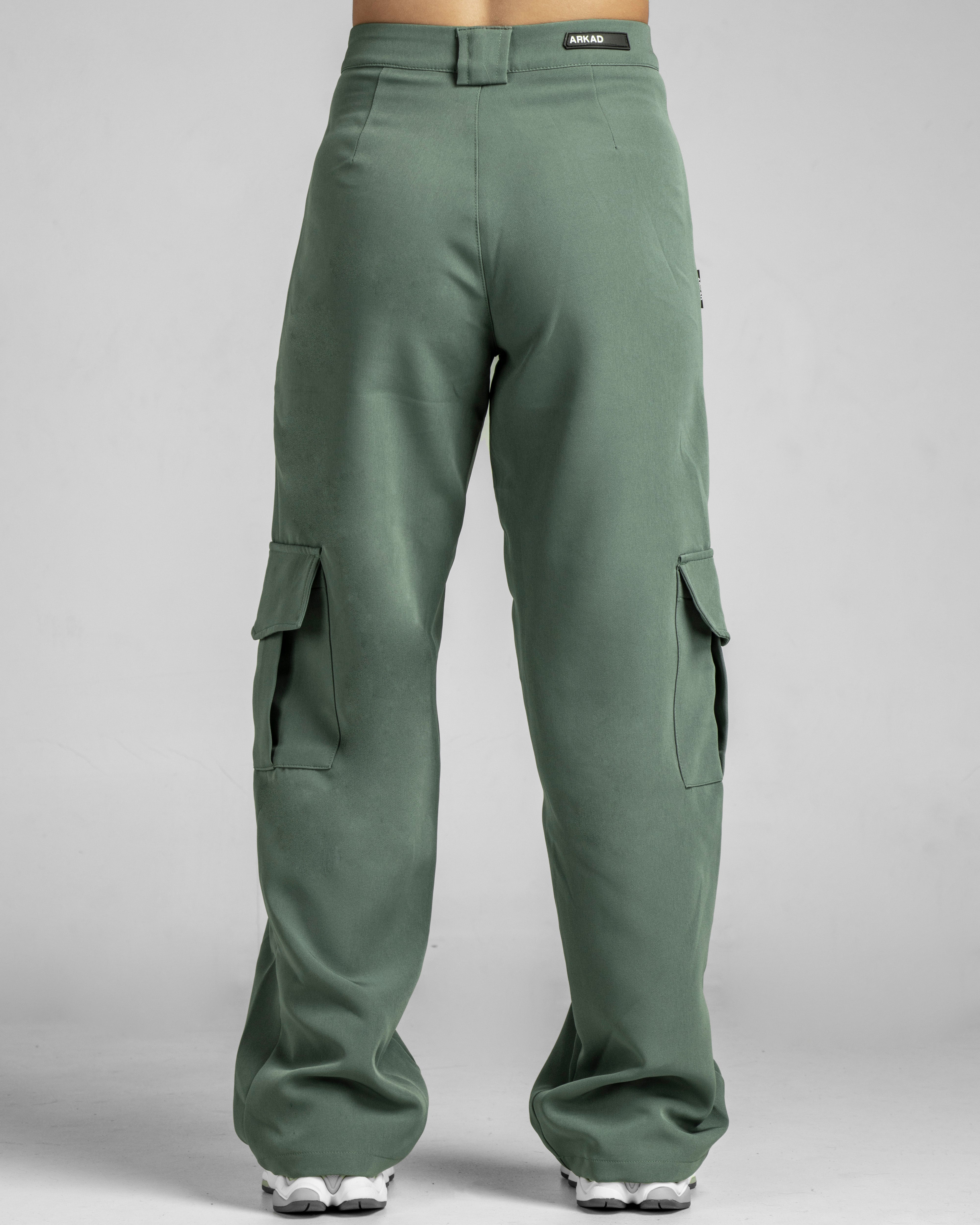 Tailored Cargo Mujer - Verde