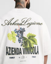 Tshirt Boxy Fit Crema Azienda Vinicola
