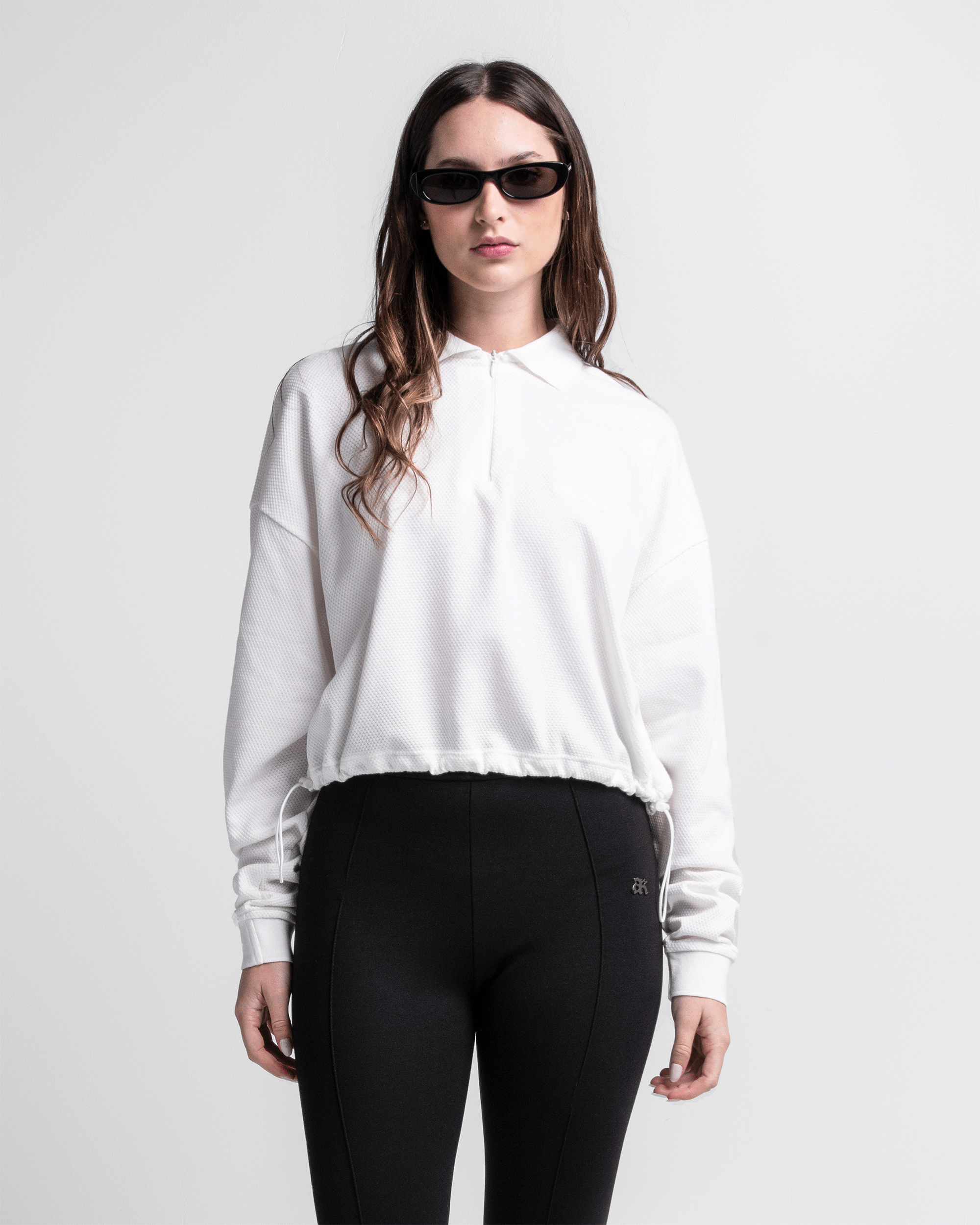 Cropped Polo Sweater Legione