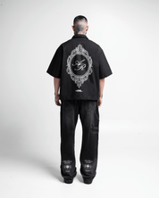 Camisa de Botones Negra Legione