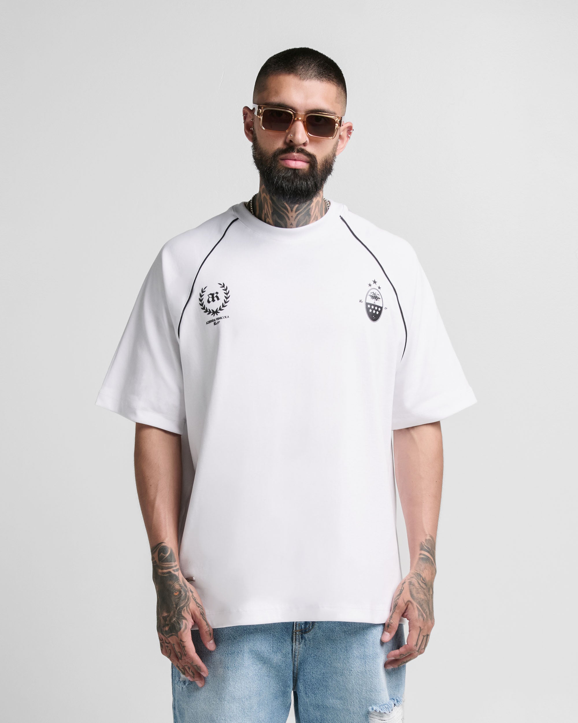 Tshirt Raglan Blanca