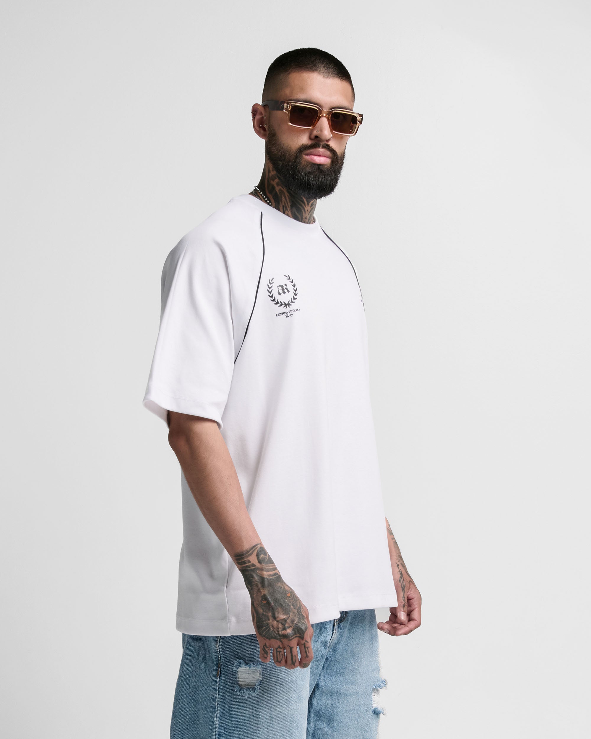 Tshirt Raglan Blanca