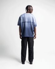 Washed Tshirt Oversize Azul Arkad Supply