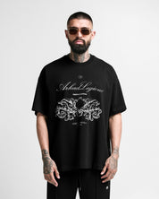 Tshirt Boxy Fit Negra Arkad Legione