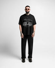 Tshirt Boxy Fit Negra Arkad Legione