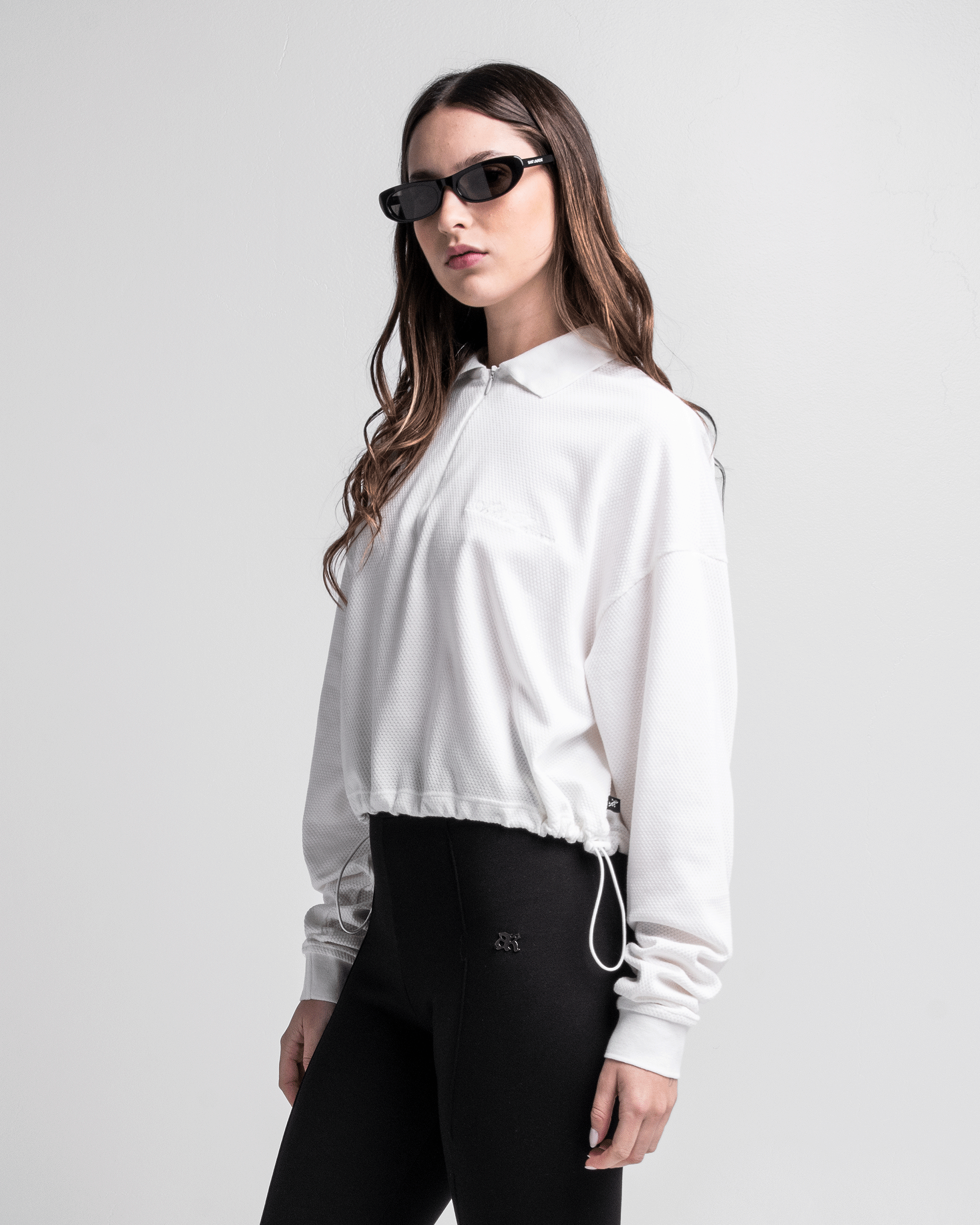 Cropped Polo Sweater Legione