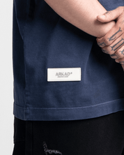 Washed Tshirt Oversize Azul Legione