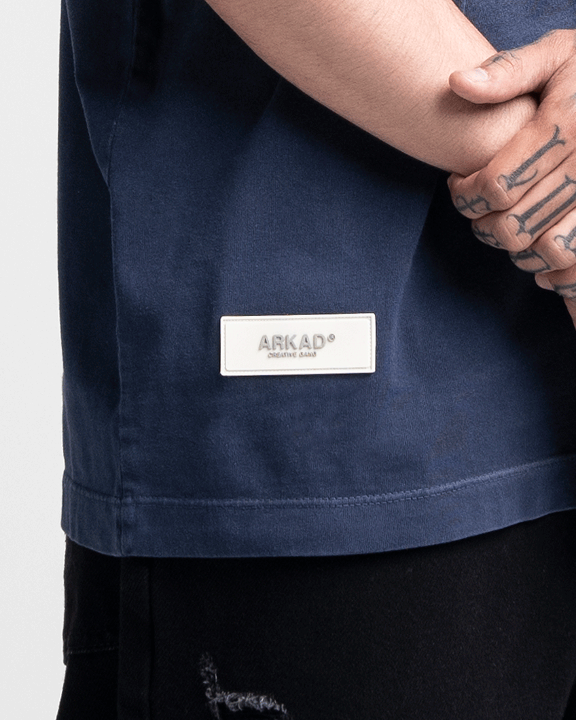 Washed Tshirt Oversize Azul Legione