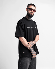 Tshirt Oversize Negra Glass