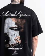 Tshirt Oversize Negra Glass