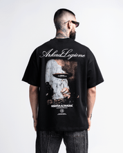 Tshirt Oversize Negra Glass