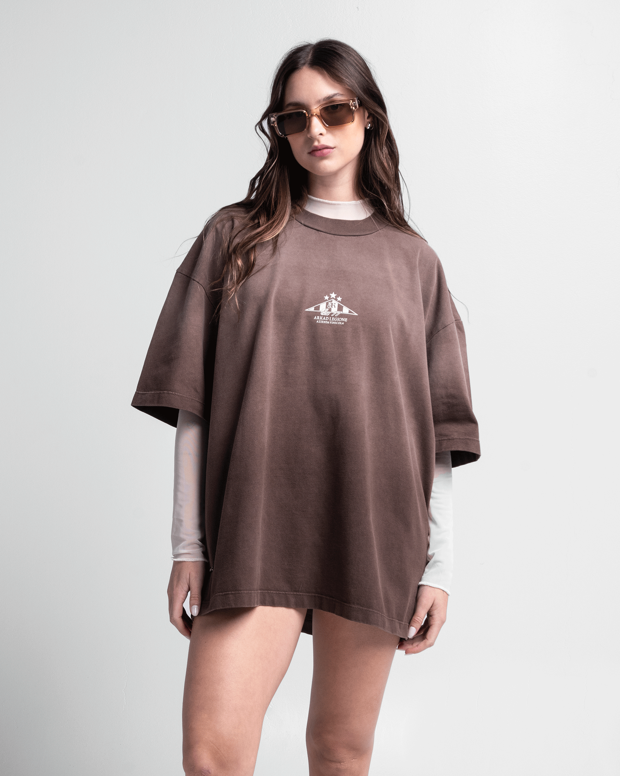 Washed Tshirt Oversize Cafe Arkad Supply