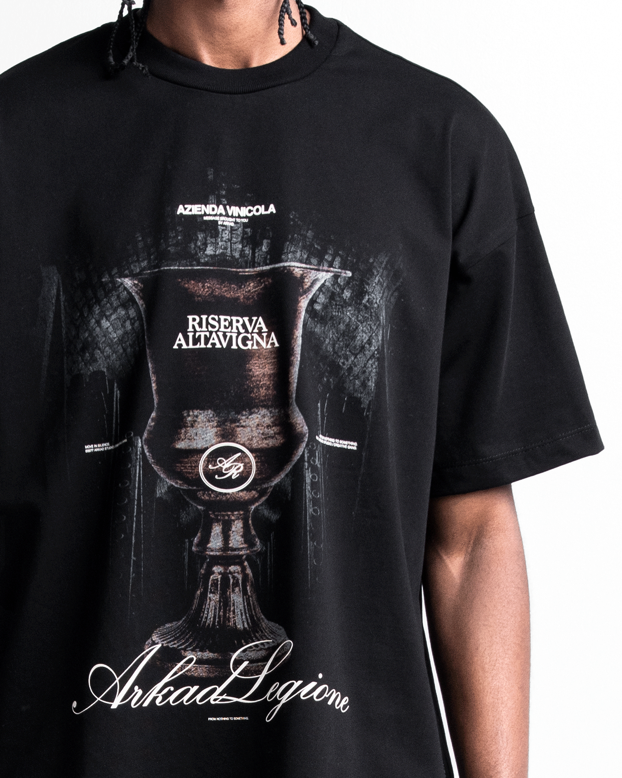 Graphic Tshirt Oversize Negra