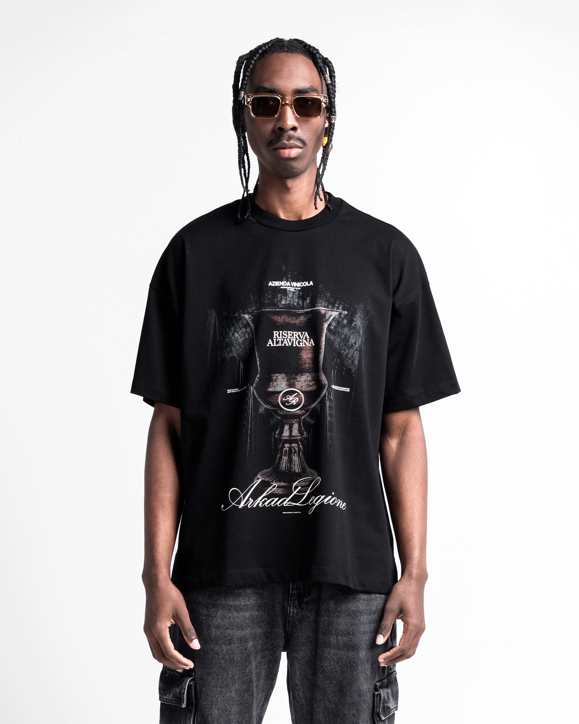 Graphic Tshirt Oversize Negra